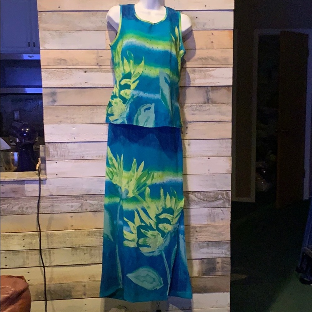 2 pc Maxi Dress